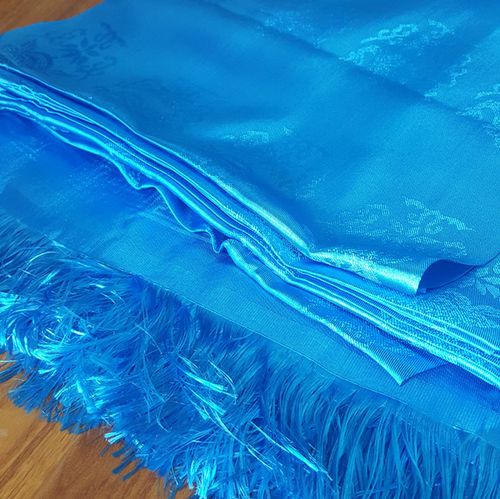 蓝色哈达 蒙古族迎宾礼仪用品 佛教挂饰 婚庆 老人生日礼品